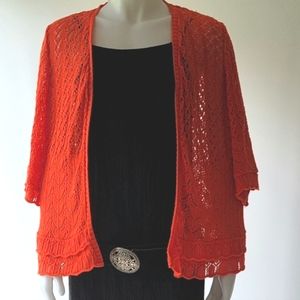 Joseph A Women's Short Open Cardigan Size L